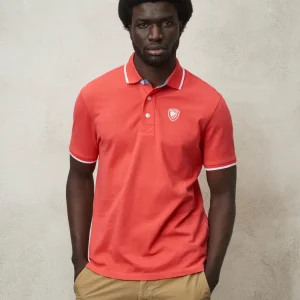 BLAUER
POLO CON INSERTI IN CHAMBRAY 24SBLUT02205 006817