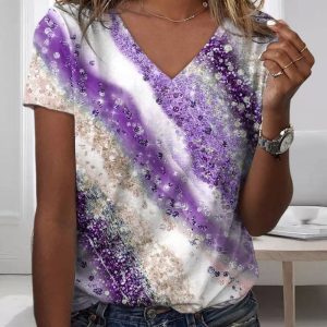 Johanna | Maglietta comoda con scollo a V sfumato