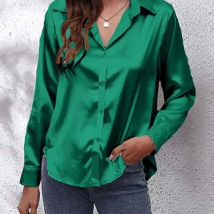 Katrin | Blusa a maniche lunghe in seta Elegance