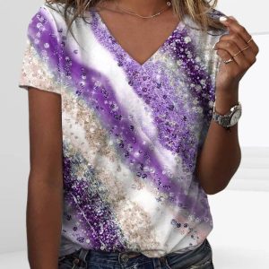 Kristin | Top elegante con scollo a V sfumato