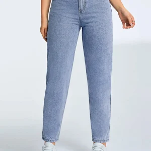 Lena | Jeans mom moderni a vita alta