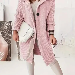 Martina | Comodo cardigan con cappuccio