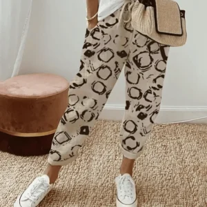 Noora | Pantaloni eleganti in misto cotone e lino