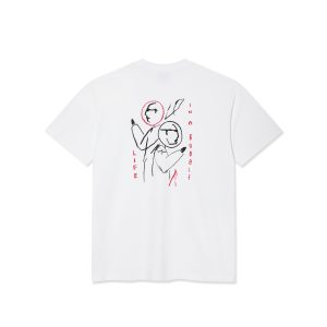 POLAR WORLD LIFE IN A BUBBLE TEE WHITE