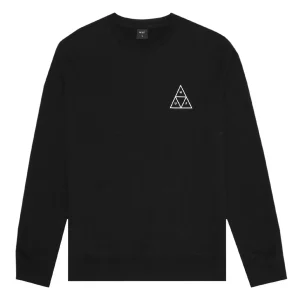 HUF TRIPLE TRIANGLE CREW BLACK