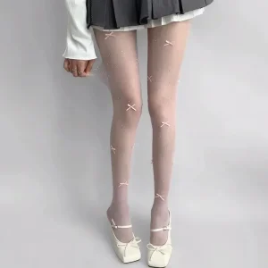 Simone | Collant giocosi con motivo a fiocco