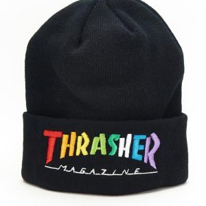 THRASHER RAINBOW MAG BEANIE