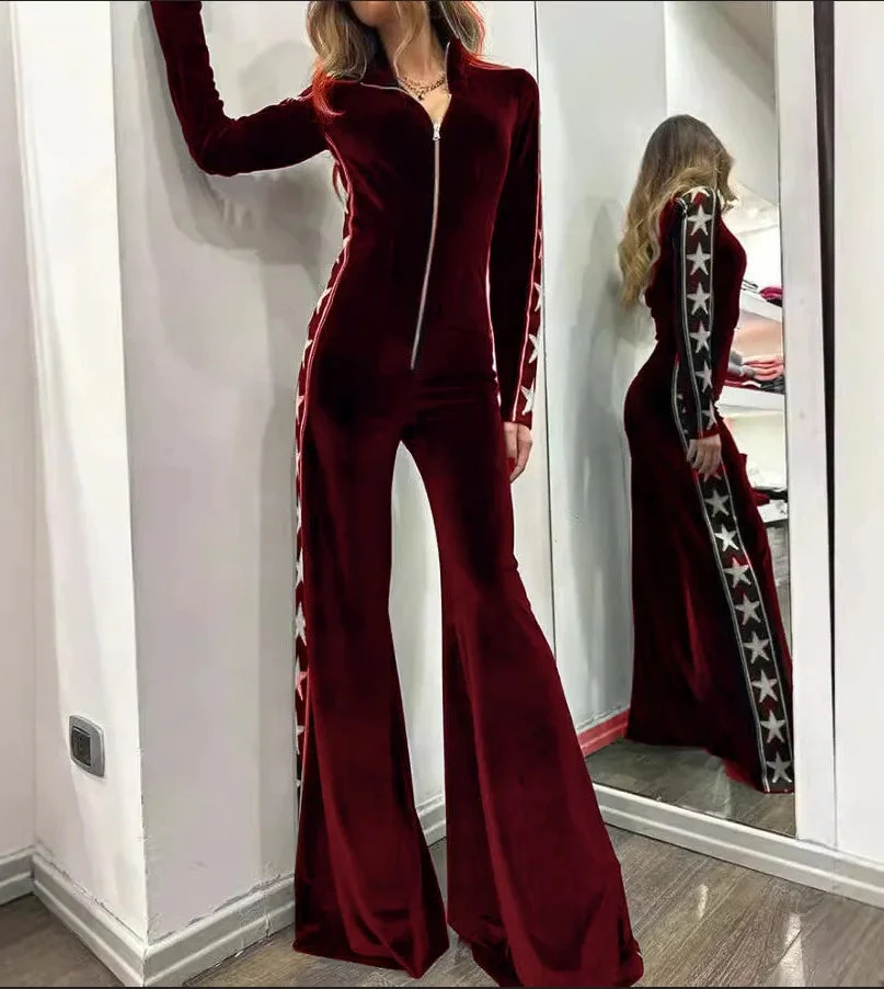 Prisca | Elegante tuta con pantaloni a gamba larga - immagine 4