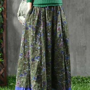 Gianna | Gonna primaverile con stampa floreale