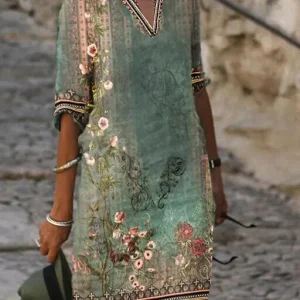 Zara | Mini abito con stampa floreale retrò