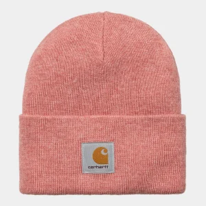 CARHARTT WIP ACRYLIC WATCH HAT MISTY BLUSH HEATER