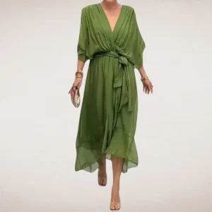 Bodil | Elegante Abito con Cintura