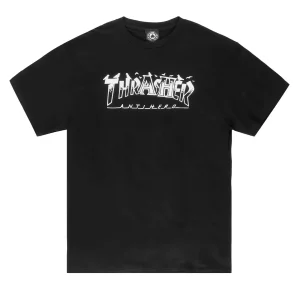 THRASHER PIGEON MAG BLACK TEE