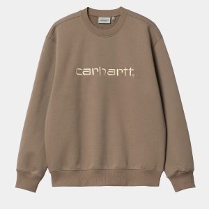 CARHARTT WIP SWEAT BRANCH/RATTAN
