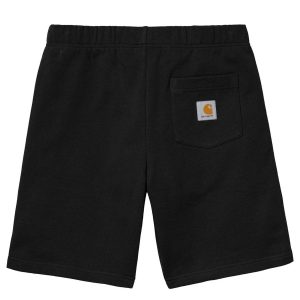 CARHARTT WIP POCKET SWEAT SHORT BLACK