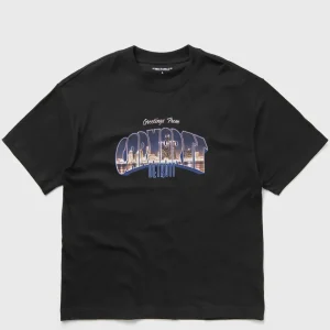 CARHARTT WIP GREETINGS TEE BLACK