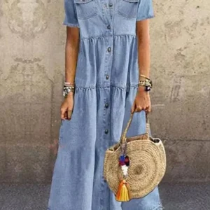 Bionda | Abito lungo classico