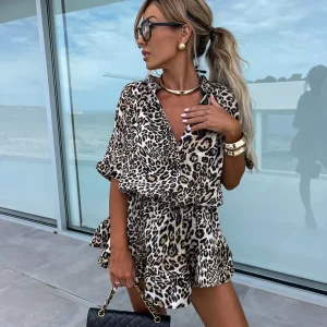 Zuri | Tuta corta stampata