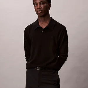 CALVIN KLEIN
MAGLIONE POLO IN LANA MERINO LV04LD319G