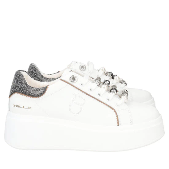 Sneaker slip-on con strass oro - immagine 4