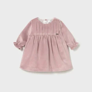 Abito velluto neonata