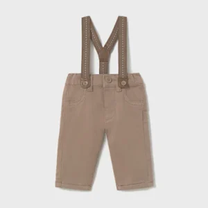 Pantalone con bretelle