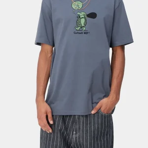 CARHARTT WIP ORIGINAL THOUGHT TEE HUDSON BLUE