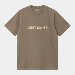 CARHARTT WIP SCRIPT TEE BRANCH/RATTAN