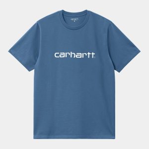 CARHARTT WIP SCRIPT TEE SORRENT/WHITE