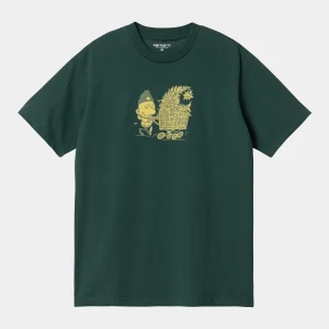 CARHARTT WIP SHOPPER TEE DISCOVERY GREEN