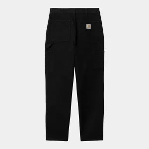 CARHARTT WIP SINGLE KNEE PANT BLACK RINSED