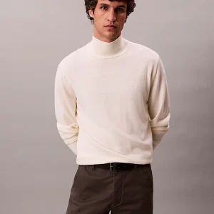 CALVIN KLEIN
MAGLIONE CON COLLO A LUPETTO IN LANA MERINO LV04LE309G